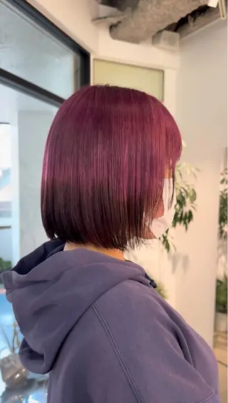 ミディアム カラー ご予約は2月まで！ maho‪🐈🎀のヘアスタイル