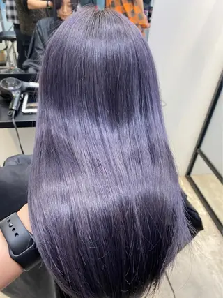 ロング カラー 前髪顔周りカット 沼田　拓斗のヘアスタイル