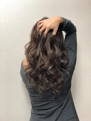 セミロング カラー 大塚 貴之のヘアスタイル
