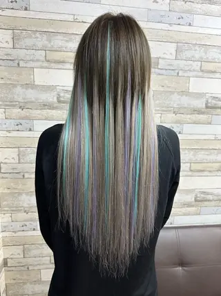 ロング B-W ⭐️MIKIのヘアスタイル