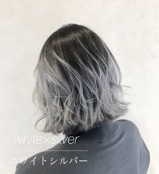 ショート カラー 🦋シールエクステ /韓国/リアラ🦋のヘアスタイル