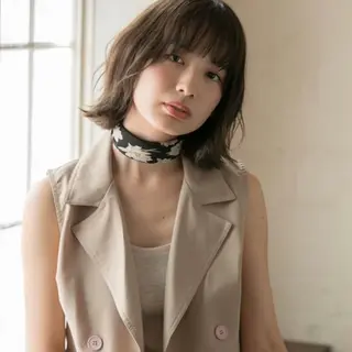 ショート パーマ 銀座No.1髪質改善 縮毛矯正/本木のヘアスタイル