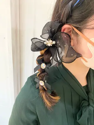 ヘアアレンジ uros.中目黒 moekaのヘアスタイル