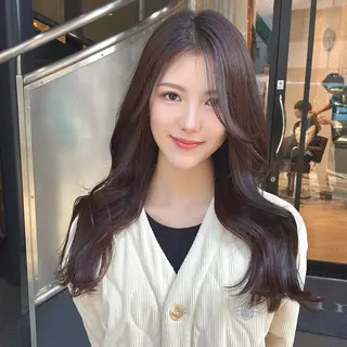 ロング calna 古賀 菜摘のヘアスタイル