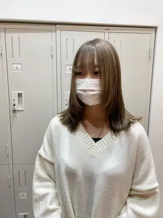 ミディアム 🐺ウルフ/レイヤー カット/高嶋湧大のヘアスタイル