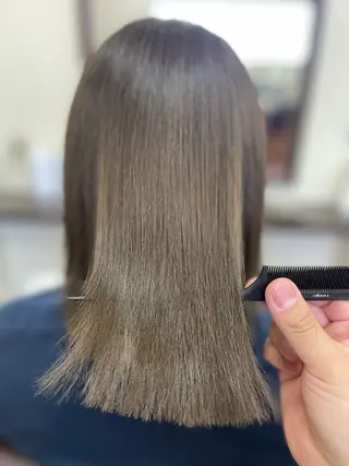 セミロング 田中 就のヘアスタイル