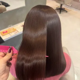 セミロング 🖤韓国風カラー🩷 /ツヤ髪✨️ハルカのヘアスタイル