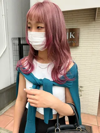 ミディアム カラー Grit 元町店のヘアスタイル