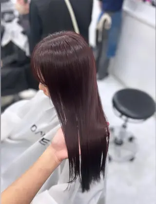 ロング カラー 透明感うる艶カラー 🤍MANAMIのヘアスタイル