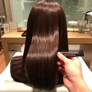 セミロング カラー ヘアアレンジ 🥀似合わせ🥀 柔らかカラー・タイトのヘアスタイル