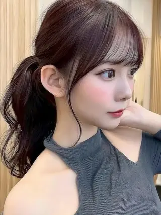 ロング 林 佑輔のヘアスタイル