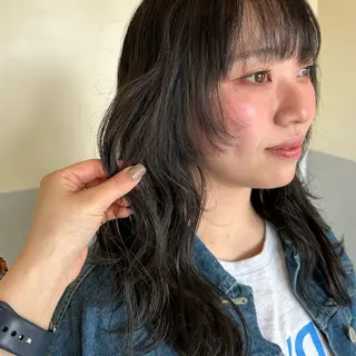 ロング 艶カラー/岡崎 /おかもとななのヘアスタイル