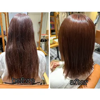 ミディアム 阪本 愛実のヘアスタイル