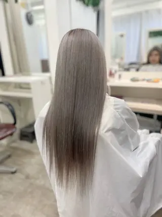 ロング カラー 韓国ヘア🤍髪質改善 🇰🇷AKANEのヘアスタイル