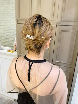 ショート ヘアアレンジ シールエクステ横浜 🐏☁️miminaのヘアスタイル