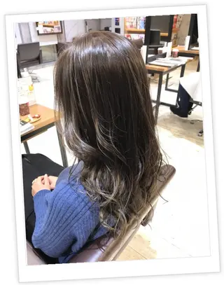 ロング カラー パーマ ヘアアレンジ メンズ キッズ ネイル マツエク・マツパ EnBlesS西宮 マンツーマン神道有基のヘアスタイル