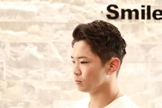 ショート パーマ メンズ 福留 叶太のヘアスタイル