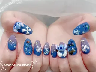 ネイル MoMoA Nail ネイル長さ出し専門店のネイルデザイン