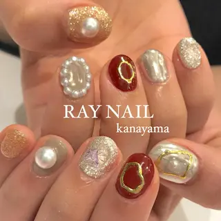 ネイル Arowa 伊田のネイルデザイン