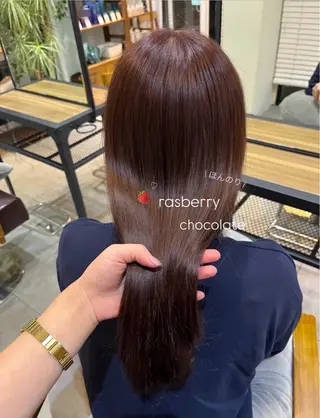 ロング カラー 透明感カラー ʜ ᴀ ʀ ᴜのヘアスタイル