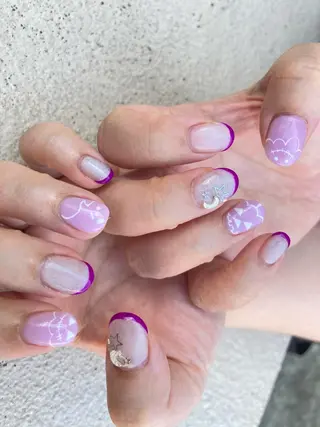 ショート ネイル ✴︎ Delightのネイルデザイン