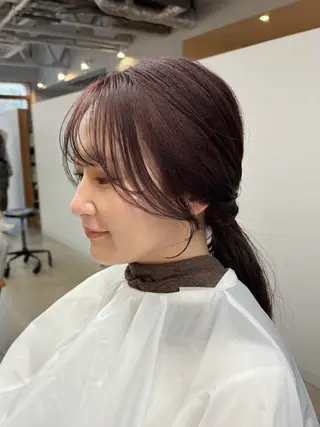 ミディアム やまぐち もえかのヘアスタイル