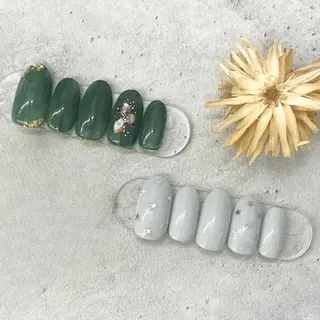 ミディアム misato/練習★ 歴1年お待ちしてますのネイルデザイン