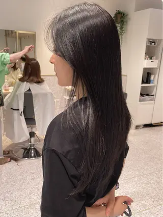 ロング カラー 髪質改善&艶カラー/ ほんだあみ (♡)のヘアスタイル