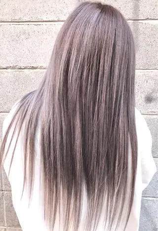カラー ダブルスキルエクステ /羽エクステ白石宇由のヘアスタイル