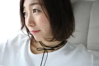 ショート ミディアム カラー soins de MaLilyのヘアスタイル