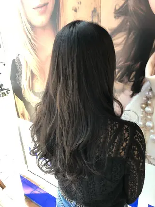 ロング カラー 丸みショートボブ/ タッセルボブ 吉野のヘアスタイル
