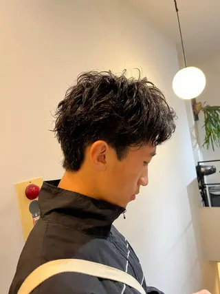 ショート メンズ 大阪メンズパーマ /ショート/らいのヘアスタイル