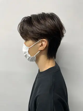 ショート カラー パーマ ヘアアレンジ メンズ キッズ ネイル マツエク・マツパ スパイキー/フェザー /波巻き/かいとのヘアスタイル