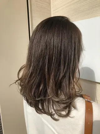ミディアム カラー ✨髪質改善✨ 田西　基彦のヘアスタイル