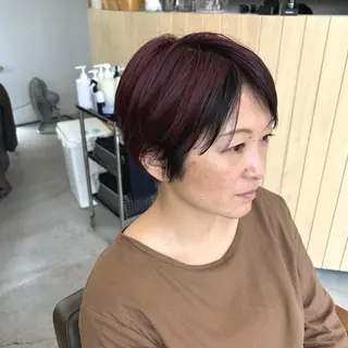 ショート 綿貫 美雪のヘアスタイル