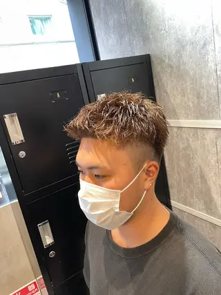 ショート カラー パーマ メンズ 🔥メンズ超特化🔥 青木海斗のヘアスタイル