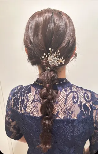 ロング ヘアアレンジ T Ayaのヘアスタイル