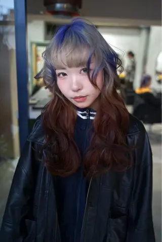 カラー airi໒꒱·ﾟ /デザインカラーのヘアスタイル