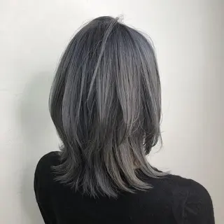 ミディアム カラー CARAT堺東 Aujua認定サロンのヘアスタイル