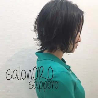 ミディアム 池田 真由美のヘアスタイル