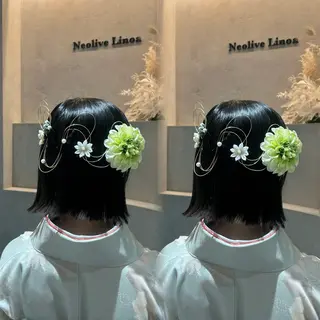 ショート ヘアアレンジ ウミ / 🫧カラー モデル様募集中🫧のヘアスタイル