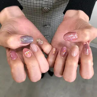 ネイル 【淡色color/ nail】maikoのネイルデザイン