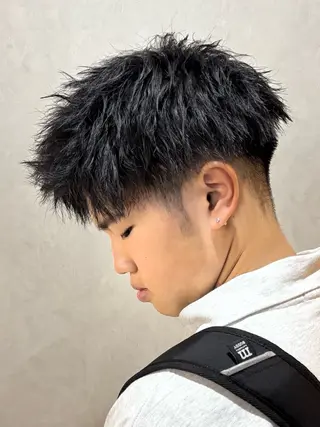 ショート パーマ メンズ mellow men 's MIZUKIのヘアスタイル