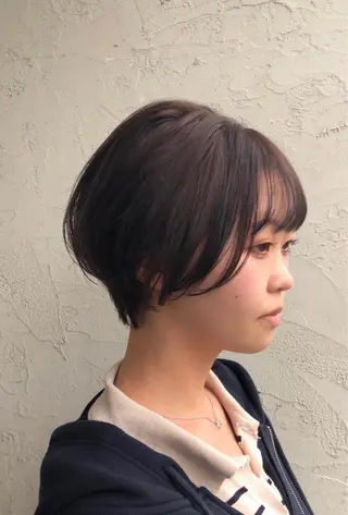 ショート 菊池 幹のヘアスタイル