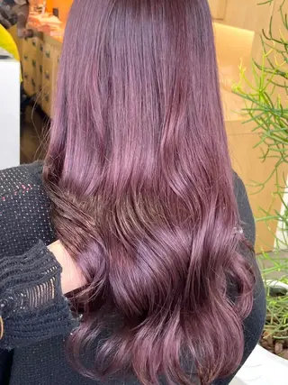 ロング カラー メンズパーマ 新宿 yudaiのヘアスタイル