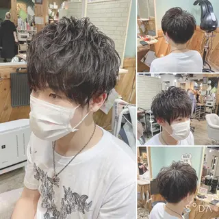 ショート 薮 恵一のヘアスタイル