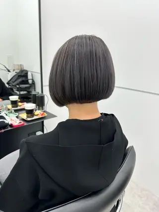 ショート カラー 髪質改善 /ツヤ髪/植竹偉吹のヘアスタイル