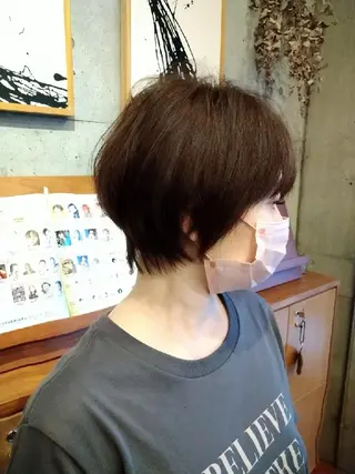 ショート 山田 智加のヘアスタイル