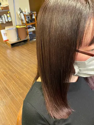 ロング カラー liL  hair サトウリョウタのヘアスタイル