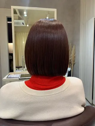 ミディアム カラー Yuuki🌷名古屋 栄 カラー/ボブのヘアスタイル